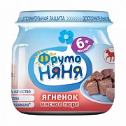 ФрутоНяня Пюре Ягненок с 6 мес. 80 г ФрутоНяня Пюре Ягненок с 6 мес. 80 г