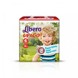 Libero Подгузники-трусики Up&Go XL 13-20 кг 14 шт.