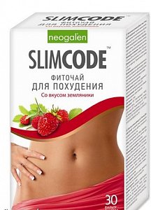 Слимкод Грин фиточай (земляника) 30 шт.