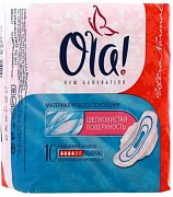 Ola Прокладки Ultra Normal шелковистая поверхность 10 шт.