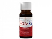 Йод-Ка раствор для местного и наружного применения 10% 10 мл флакон с лопаточкой Снежфарм Йод-Ка раствор для местного и наружного применения 10% 10 мл флакон с лопаточкой Снежфарм