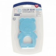Happy Baby Прорезыватель Мишка эластичный Голубой Happy Baby Прорезыватель Мишка эластичный Голубой