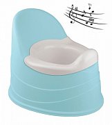 Пластишка Горшок детский музыкальный 431300302 голубой 390*310*305