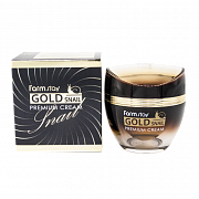 FarmStay Крем премиальный с золотом и муцином улитки Gold Snail Premium Cream 50мл FarmStay Крем премиальный с золотом и муцином улитки Gold Snail Premium Cream 50мл