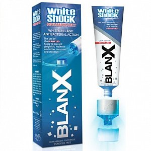 Blanx White Shock Зубная паста отбеливающая 50 мл + светодиодный активатор