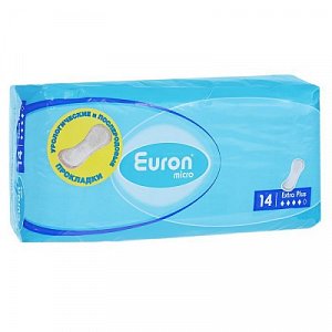 Euron Micro Extra Plus Прокладки послеродовые урологические 14 шт.