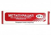 Метилурацил мазь для местного и наружного применения 10% 25 г Метилурацил мазь для местного и наружного применения 10% 25 г