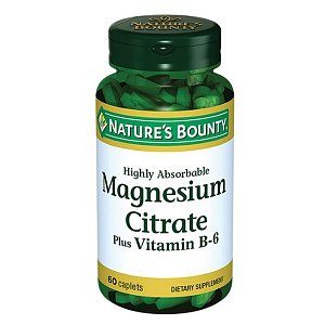 Nature`s Bounty Магния цитрат с витамином B6 таблетки 60 шт. (БАД)