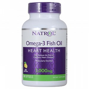 Natrol Омега-3 рыбий жир капсулы 1000 мг 60 шт. (БАД)