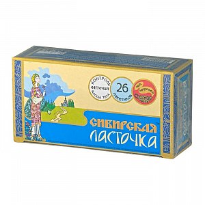 Сибирская ласточка Экстра чай фильтр-пакеты 26 шт.