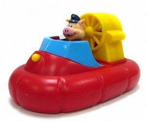 Жирафики Игрушка заводная для ванной Гонки. Катер 681121 1 шт.