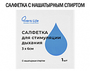 Салфетка для стимулирования дыхания 3 см х 6 см 1 шт. Evers Life