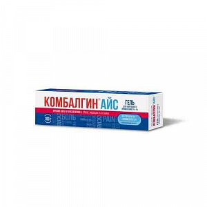 Комбалгин Айс 5% + 3% гель для наружного применения 100 г - купить в ...