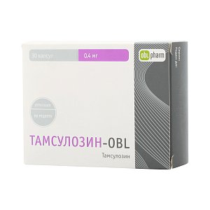 Тамсулозин-OBL капсулы с модифицированным высвобождением 0,4 мг 30 шт.