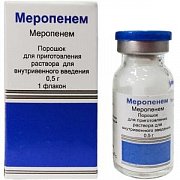 Меропенем порошок для р-ра 1 г 10 шт.