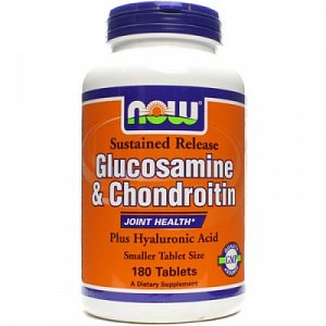 NOW Глюкозамин с хондроитином таблетки 180 шт. (БАД)