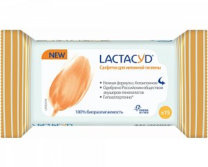 Lactacyd [Лактацид] салфетки для интимной гигиены 15 шт.