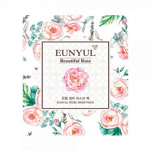 Eunyul Маска тканевая для лица с экстрактом розы 30 мл Rose Mask Pack