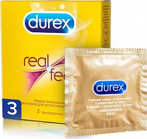 Durex Презервативы RealFeel 3 шт.