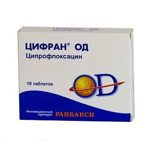 Цифран ОД Таблетки Пролонгированного Действия Покрытые Пленочной.