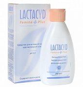 Lactacyd Femina+Plus Средство для интимной гигиены для Чувствительной Кожи 200 мл