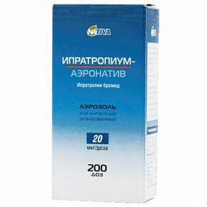 Ипратропиум-аэронатив аэрозоль для ингаляций 20 мкг/доза 200 доз