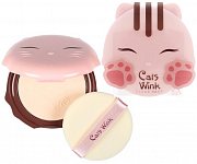 Tony Moly Матирующая и очищающая пудра Cats Wink Clear Pact #02 Clear Beige