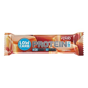 VPlab Батончик Low Carb Protein Bar 35 г Карамель