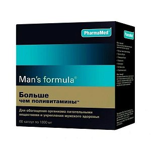 Man`s formula [Менс формула] Больше чем поливитамины капсулы 60 шт.