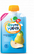 ФрутоНяня Пюре Груша с 4 мес. 90 г ФрутоНяня Пюре Груша с 4 мес. 90 г