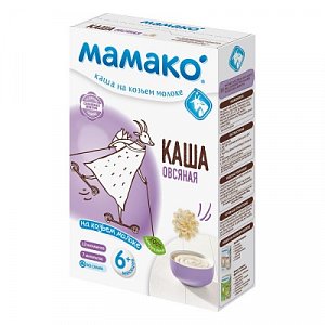 Мамако Каша овсяная на козьем молоке с 6 мес. 200 г