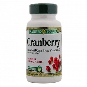 Nature`s Bounty Концентрат ягод клюквы 4200 мг капсулы 100 шт. (БАД)