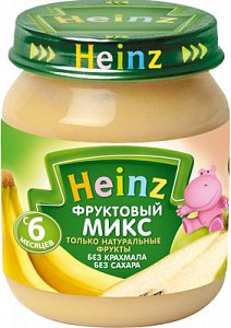 Heinz Пюре Фруктовый микс с 6 мес. 120 г