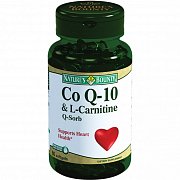 Nature`s Bounty Коэнзим Q-10 и L-Карнитин капсулы 60 шт.