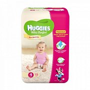 Huggies Подгузники Ultra Comfort 8-14 кг 19 шт. для девочек