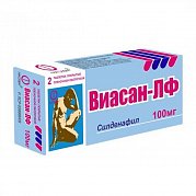 Виасан-ЛФ таблетки покрытые пленочной оболочкой 100 мг 2 шт. Виасан-ЛФ