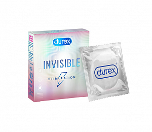 Durex Презервативы Invisible stimulation 3 шт.