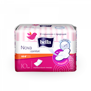 Bella Прокладки Nova Comfort софтиплей 10  шт.