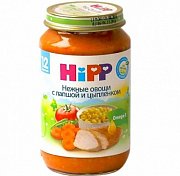 Hipp Пюре Нежные овощи с лапшой и цыпленком с 12 мес. 220 г Hipp Пюре Нежные овощи с лапшой и цыпленком с 12 мес. 220 г