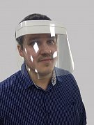 Защитный экран (щиток) для лица с подкладкой для лба