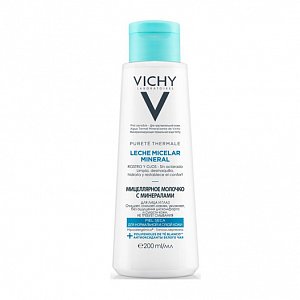 Vichy Purete Thermale Мицеллярное молочко с минералами для сухой и нормальной кожи 200 мл