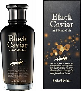 Holika Holika Тоник антивозрастной с экстрактом черной икры Black caviar anti-wrinkle skin 120 мл