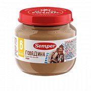Semper Пюре Говядина с 6 мес. 90 г
