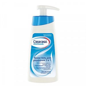 Clearasil Stayclear Крем-гель 3 в 1 150 мл