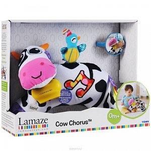 Lamaze Мягкая музыкальная игрушка Музыкальная коровка