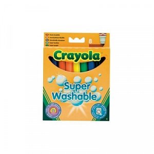 Crayola Фломастеры для малышей смывающиеся 8 шт.