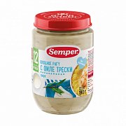 Semper Пюре Овощное рагу с филе трески с 12 мес. 190 г