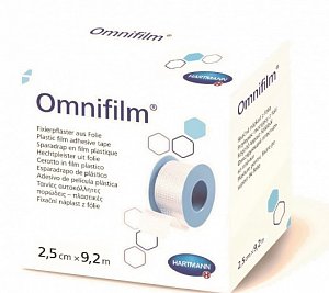 Omnifilm Пластырь 9,2 м х 2,5 см 5 шт.