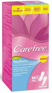 Carefree Прокладки ежедневные Flexi Form 18 шт.