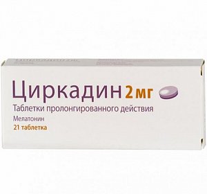 Циркадин таблетки пролонгированного действия 2 мг 21 шт.